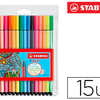 FEUTRE COLORIAGE STABILO PEN 6 8 POINTE MOYENNE OGIVE ROBUSTE POCHETTE DE 15 UNITAS DONT 5 FLUOS FEUTRE COLORIAGE STABILO PEN 6 8 POINTE MOYENNE OGIVE ROBUSTE POCHETTE DE 15 UNITAS DONT 5 FLUOS