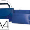 POCHETTE LIDERPAPEL POLYPROPYL ENE PORTE-DOCUMENTS A4 297X210MM 1000 MICRONS POIGNAE PLASTIQUE FERMOIR OPAQUE BLEU POCHETTE LIDERPAPEL POLYPROPYL ENE PORTE-DOCUMENTS A4 297X210MM 1000 MICRONS POIGNAE PLASTIQUE FERMOIR OPAQUE BLEU