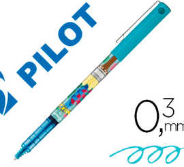 stylo-pilot-hi-techpoint-v5-mika-dition-limit-e-pinceau-criture-fine-0-3mm-encre-turquoise-liquide-niveau-visible