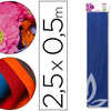 PAPIER CRÉPON LIDERPAPEL 34G/M 2 50CMX2.5M UNICOLORE BLEU MÉTALLISÉ PAPIER CRÉPON LIDERPAPEL 34G/M 2 50CMX2.5M UNICOLORE BLEU MÉTALLISÉ