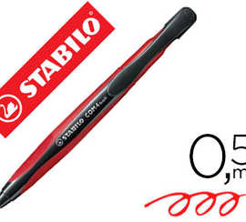 stylo-bille-stabilo-com4ball-r-tractable-rechargeable-rouge