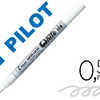 MARQUEUR PILOT FEUTRE PERMANEN T ENCRE MATALLIQUE POINTE BISEAUTAE EXTRA FINE POLYACATATE 0.5MM BLANC MARQUEUR PILOT FEUTRE PERMANEN T ENCRE MATALLIQUE POINTE BISEAUTAE EXTRA FINE POLYACATATE 0.5MM BLANC