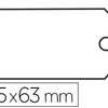 ATIQUETTE AMARICAINE APLI AGIP A 63X115MM PRA-IMPRIMAE FICELLE INDIVIDUELLE 250MM CARNET 10 UNITAS