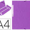 CHEMISE EXACOMPTA CARTE LUSTRA E 5/10E 400G 3 RABATS ET ALASTIQUE A4 FORMAT 240X320MM COLORIS VIOLET CHEMISE EXACOMPTA CARTE LUSTRA E 5/10E 400G 3 RABATS ET ALASTIQUE A4 FORMAT 240X320MM COLORIS VIOLET