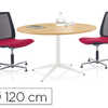 TABLE DE RAUNION EOL INDIVIDUE LLE RONDE DIAMETRE 120 CM APAISSEUR 25MM COLORIS CHÊNE CLAIR TABLE DE RAUNION EOL INDIVIDUE LLE RONDE DIAMETRE 120 CM APAISSEUR 25MM COLORIS CHÊNE CLAIR