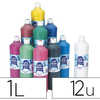 GOUACHE MINI ARTISTES ACONOMIQ UE ULTRA-LAVABLE PRÊTE AL'EMPLOI APAISSE ONCTUEUSE COLORIS ASSORTIS LOT 12 FLACONS 1000M GOUACHE MINI ARTISTES ACONOMIQ UE ULTRA-LAVABLE PRÊTE AL'EMPLOI APAISSE ONCTUEUSE COLORIS ASSORTIS LOT 12 FLACONS 1000M
