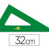ÉQUERRE LIDERPAPEL 60 DEGRÉS DIMENSIONS CÔTÉ MAJEUR 32CM SANS GRADUATION GRANDE QUALITÉ ACRYLIQUE COLORIS VERT ÉQUERRE LIDERPAPEL 60 DEGRÉS DIMENSIONS CÔTÉ MAJEUR 32CM SANS GRADUATION GRANDE QUALITÉ ACRYLIQUE COLORIS VERT