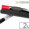 BROSSE Q-CONNECT MAGNÉTIQUE AVEC MARQUEUR ROUGE ET NOIR POUR TABLEAU BLANC BROSSE Q-CONNECT MAGNÉTIQUE AVEC MARQUEUR ROUGE ET NOIR POUR TABLEAU BLANC