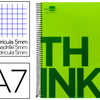 CAHIER SPIRALE LIDERPAPEL SÉRIE THINK A7 7,4X10,5CM 200 PAGES 80G 5X5MM 4 TROUS COIL-LOCK BANDES 4 COULEURS COLORIS VERT CAHIER SPIRALE LIDERPAPEL SÉRIE THINK A7 7,4X10,5CM 200 PAGES 80G 5X5MM 4 TROUS COIL-LOCK BANDES 4 COULEURS COLORIS VERT