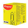 TROMBONE MAPED NICKELA 32MM BO ÎTE CARTON 100 UNITAS TROMBONE MAPED NICKELA 32MM BO ÎTE CARTON 100 UNITAS