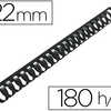 ANNEAU PLASTIQUE ARELIER FELL OWES DOS ROND CAPACITA 180F 22MM DIAMETRE 300MM LONGUEUR COLORIS NOIR BOÎTE 50 UNITAS ANNEAU PLASTIQUE ARELIER FELL OWES DOS ROND CAPACITA 180F 22MM DIAMETRE 300MM LONGUEUR COLORIS NOIR BOÎTE 50 UNITAS