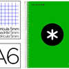 CAHIER SPIRALE LIDERPAPEL ANTA RTIK A6 200P 100G COUVERTURE REMBORDAE QUADRILLAGE 5MM COIL-LOCK COLORIS VERT FLUO CAHIER SPIRALE LIDERPAPEL ANTA RTIK A6 200P 100G COUVERTURE REMBORDAE QUADRILLAGE 5MM COIL-LOCK COLORIS VERT FLUO