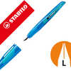 STYLO-PLUME STABILO EASY BUDDY PLUME L POUR GAUCHER ERGONOMIQUE ZONE GRIP COLORIS BLEU/TURQUOISE