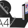 CLASSEUR KANGOUROU LIDERPAPEL 4 ANNEAUX EN D 25MM 283X320MM DOCUMENT A4 210X297MM POLYPROPYLENE COLORIS NOIR CLASSEUR KANGOUROU LIDERPAPEL 4 ANNEAUX EN D 25MM 283X320MM DOCUMENT A4 210X297MM POLYPROPYLENE COLORIS NOIR