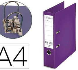 classeur-levier-esselte-chromo-s-plus-a4-polypropylene-griffes-blocage-dos-80mm-grand-porte-atiquette-coloris-violet