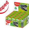 PRÉSENTOIR DE 20 MINI AGRAFEUSES MAPED GREENLOGIC 24/6 ET 26/6 COLORIS NOIR PRÉSENTOIR DE 20 MINI AGRAFEUSES MAPED GREENLOGIC 24/6 ET 26/6 COLORIS NOIR