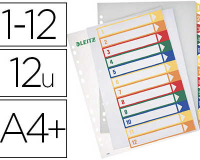 intercalaire-leitz-polypropyl-ne-12-positions-format-a4-245x305mm-imprimable-onglets-extra-larges-multicolores