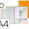 PROTÈGE-DOCUMENTS LIDERPAPEL POLYPROPYLÈNE COUVERTURE RIGIDE SPIRALE 10 POCHETTES FIXES A4 210X297MM COLORIS ORANGE PROTÈGE-DOCUMENTS LIDERPAPEL POLYPROPYLÈNE COUVERTURE RIGIDE SPIRALE 10 POCHETTES FIXES A4 210X297MM COLORIS ORANGE