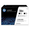 HP 26X 2-pack High Yield Black HP 26X 2-pack High Yield Black