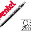 PORTE-MINE PENTEL P200 0.5MM E MBOUT ET AGRAFE MATALLIQUES CANON FIXE LONGUEUR 4 MM GOMME RECHARGEABLE CORPS NOIR PORTE-MINE PENTEL P200 0.5MM E MBOUT ET AGRAFE MATALLIQUES CANON FIXE LONGUEUR 4 MM GOMME RECHARGEABLE CORPS NOIR
