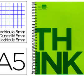 cahier-spirale-liderpapel-s-ri-e-think-a5-148x210mm-140f-80g-m2-5x5mm-6-trous-coil-lock-bandes-5-couleurs-coloris-vert