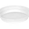 ASSIETTE CAMPING PLASTIQUE DIA METRE 20CM NON TOXIQUE NON CONTAMINANT RECYCLABLE COLORIS BLANC PAQUET 50 UNITAS