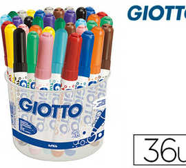 feutre-coloriage-giotto-turbo-giant-capuchon-ventil-pointe-ogive-7-5mm-super-r-sistante-pot-36-unit-s