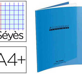 cahier-piqua-conquarant-classi-que-couverture-polypropylene-rigide-transparente-a4-24x32cm-96-pages-90g-sayes-bleu