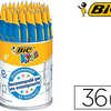 STYLO-BILLE BIC KIDS BP TWIST BEGINNER EVOLUTION POINTE 1MM ENCRE COULEUR BLEUE POT 36 UNITÉS