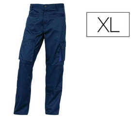 pantalon-travail-deltaplus-mac-h2-polyester-coton-245g-m2-7-poches-coloris-bleu-marine-bleu-roi-taille-xl