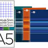 CAHIER SPIRALE LIDERPAPEL SÉRIE CLASSIC A5 14,8X21CM 320P 60G/M2 QUADRILLAGE 5MM 4 TROUS COIL-LOCK COLORIS ASSORTIS CAHIER SPIRALE LIDERPAPEL SÉRIE CLASSIC A5 14,8X21CM 320P 60G/M2 QUADRILLAGE 5MM 4 TROUS COIL-LOCK COLORIS ASSORTIS