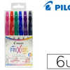 STYLO-FEUTRE PILOT FRIXION COL ORS DESSIN EFFACABLE POINTE FIBRE RASISTANTE 2.5MM POCHETTE 6 UNITAS STYLO-FEUTRE PILOT FRIXION COL ORS DESSIN EFFACABLE POINTE FIBRE RASISTANTE 2.5MM POCHETTE 6 UNITAS