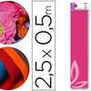 PAPIER CRÉPON LIDERPAPEL 34G/M 2 50CMX2.5M UNICOLORE ROSE CLASSIQUE PAPIER CRÉPON LIDERPAPEL 34G/M 2 50CMX2.5M UNICOLORE ROSE CLASSIQUE
