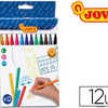 FEUTRE COLORIAGE JOVI LAVABLE CAPUCHON SACURITA VENTILA POINTE SOLIDE 3MM 2 FORMATS FINE/MAXI POCHETTE 12 UNITAS FEUTRE COLORIAGE JOVI LAVABLE CAPUCHON SACURITA VENTILA POINTE SOLIDE 3MM 2 FORMATS FINE/MAXI POCHETTE 12 UNITAS