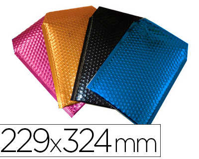 pochette-la-couronne-bulles-c4-229x324mm-imperm-able-fermeture-renforc-e-bleu-magenta-orange-noir-m-tallis-paquet-5u