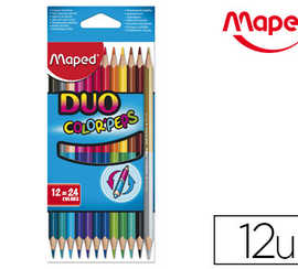 crayon-couleur-maped-color-pep-s-duo-2-en-1-mine-tendre-rasistante-coloris-lumineux-1-crayon-or-argent-atui-carton-12u