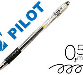 roller-pilot-g1-gel-grip-caout-chouc-bille-carbure-de-tungstene-pointe-fine-encre-gel-noire