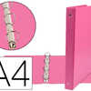 CLASSEUR LIDERPAPEL 4 ANNEAUX RONDS 25MM A4 CARTON REMBORDA PVC COLORIS FUCHSIA CLASSEUR LIDERPAPEL 4 ANNEAUX RONDS 25MM A4 CARTON REMBORDA PVC COLORIS FUCHSIA