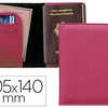 ÉTUI PASSEPORT POLYURÉTHANE FORMAT INTERNATIONAL 1 EMPLACEMENT DOCUMENT 2 POCHETTES 140X105MM COLORIS ROSE ÉTUI PASSEPORT POLYURÉTHANE FORMAT INTERNATIONAL 1 EMPLACEMENT DOCUMENT 2 POCHETTES 140X105MM COLORIS ROSE