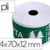 BOBINE EXACOMPTA TICKETS DE CAISSE AFNOR7 44X70MM MANDRIN 12MM 1 PLI 64G BOBINE EXACOMPTA TICKETS DE CAISSE AFNOR7 44X70MM MANDRIN 12MM 1 PLI 64G