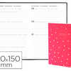 AGENDA QUO VADIS WEEKLY SMALL MULTILINGUE 100X150MM SEMAINIER RELIURE COUSUE COLORIS IRIS POIS ROSE AGENDA QUO VADIS WEEKLY SMALL MULTILINGUE 100X150MM SEMAINIER RELIURE COUSUE COLORIS IRIS POIS ROSE