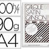 PAPIER CALQUE CANSON SATIN TRE S TRANSPARENT RASISTANT GRATTAGE ARRACHAGE 90G A4 RAMETTE 500F