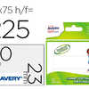 ÉTIQUETTE AVERY ENLEVABLE 23X80MM BOÎTE 75 UNITÉS ÉTIQUETTE AVERY ENLEVABLE 23X80MM BOÎTE 75 UNITÉS