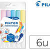 MARQUEUR PILOT PINTOR SET PASTEL MIX PONTE EXTRA FINE COLORIS BLEU JAUNE VIOLET VERT ROSE BLANC POCHETTE 6 UNITÉS MARQUEUR PILOT PINTOR SET PASTEL MIX PONTE EXTRA FINE COLORIS BLEU JAUNE VIOLET VERT ROSE BLANC POCHETTE 6 UNITÉS