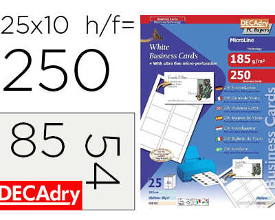 carte-visite-decadry-85x54mm-185g-coins-carr-s-pochette-250-unit-s-blanc