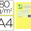 PAPIER COULEUR Q-CONNECT MULTI FONCTION A4 80G/M2 UNICOLORE JAUNE INTENSE RAMETTE 500 FEUILLES