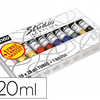 GOUACHE ACRYLIQUE PABAO STUDIO ACRYLICS 1 BROSSE SOIE BEAU BLANC OFFERTE BOÎTE 10 TUBES 20ML GOUACHE ACRYLIQUE PABAO STUDIO ACRYLICS 1 BROSSE SOIE BEAU BLANC OFFERTE BOÎTE 10 TUBES 20ML