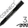 MARQUEUR Q-CONNECT PERMANENT T ABLEAU PAPIER POINTE OGIVE TRAIT 3MM CORPS PLASTIQUE COLORIS NOIR MARQUEUR Q-CONNECT PERMANENT T ABLEAU PAPIER POINTE OGIVE TRAIT 3MM CORPS PLASTIQUE COLORIS NOIR