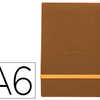 POCHETTE RHODIARAMA WEBPOCKET A6 9X14CM COUVERTURE SIMILI CUIR TAUPE INTÉRIEUR IMPRIMÉ FERMETURE ÉLASTIQUE ORANGE POCHETTE RHODIARAMA WEBPOCKET A6 9X14CM COUVERTURE SIMILI CUIR TAUPE INTÉRIEUR IMPRIMÉ FERMETURE ÉLASTIQUE ORANGE
