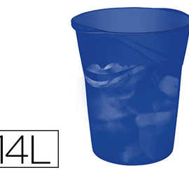 corbeille-apapier-cep-polypro-pylene-rasistant-forme-conique-poignaes-ergonomiques-14l-305x290x334mm-happy-bleu